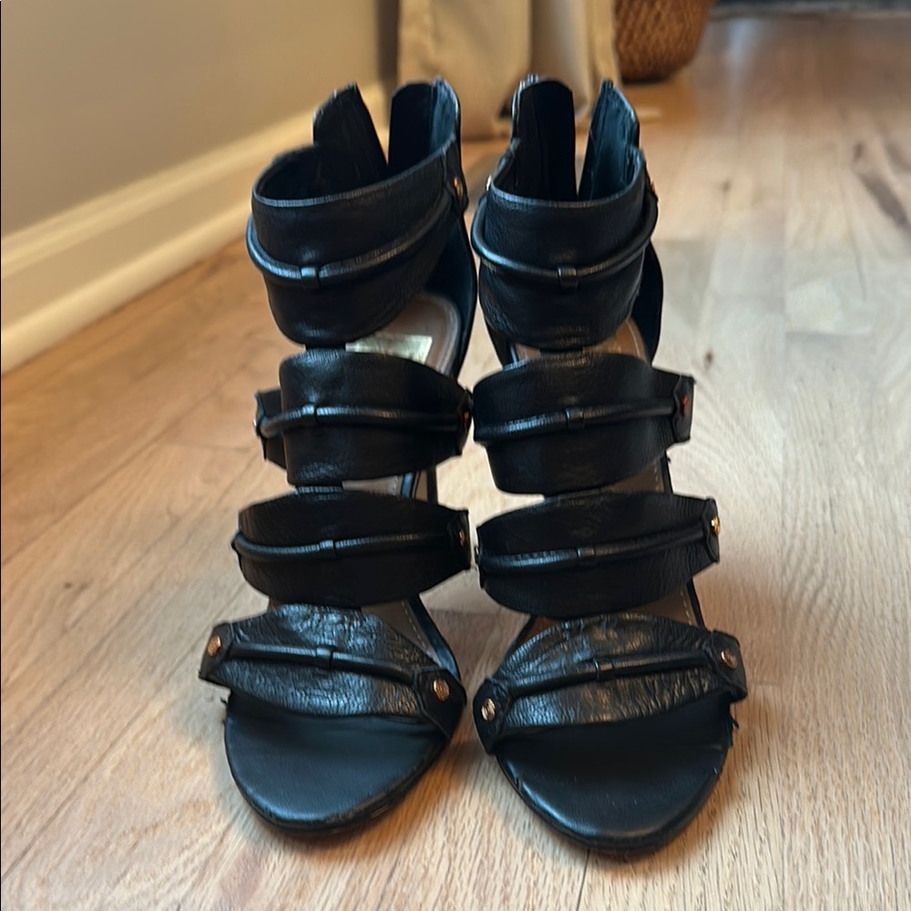 Dolce Vita Black Strappy Heels